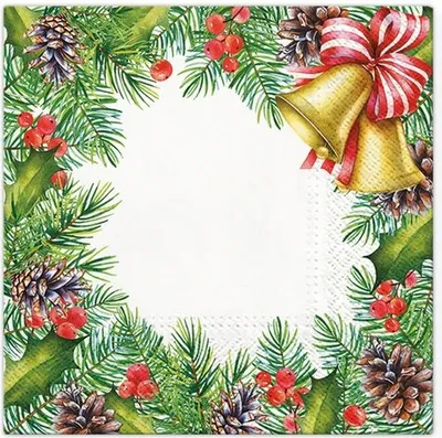 Obrázek produktu pro Papírové ubrousky zdobené zlatými prvky 33 x 33 cm 20 kusů