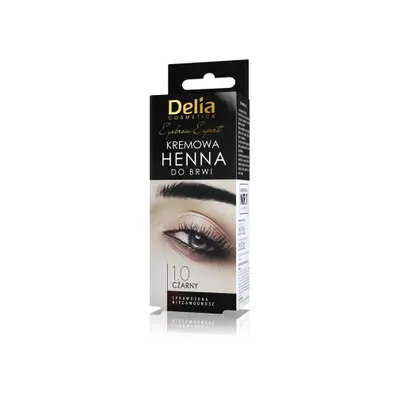 Image de DELIA Crème Henné pour Sourcils 1.0 Noir 15ml