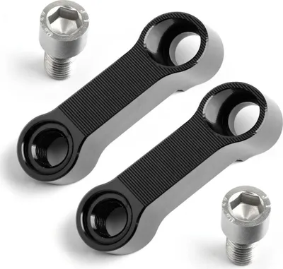 Obrázek produktu pro Zrcátko na motorku Strecker adaptér na zadní kolo Riser Extender černá černá
