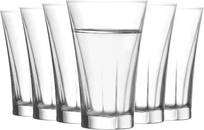 Produktbild von LAV Truva Trinkgläser - 6-teiliges Gläserset im modernen Design (100 ml)