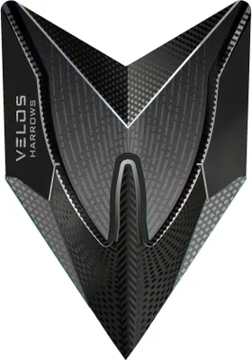 Produktbild von Harrows - Dart Flights "100 Micron Velos" RD3187 (Einheitsgröße) (Rauch-Grau)