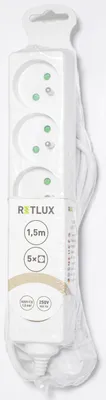 Obrázek produktu pro RETLUX RPC 11 prodlužovací přívod 1,5m/5 3×1,0mm