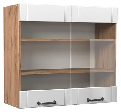 Image de Armoire en verre Vicco Fame-Line Blanc campagne 80cm, Model 56838