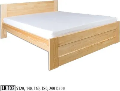 Image de Lit en bois Véritable lit 200x200 JVmoebel