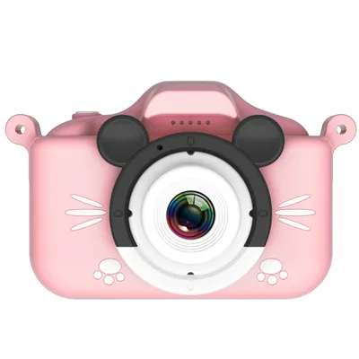Produktbild von Kamera, Kinderkamera, Digitalkamera, Mini-DSLR-Doppelkamera,Rosa