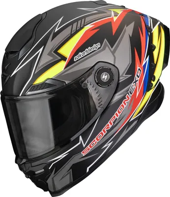 Obrázok produktu pre Prilba Scorpion EXO-Race Air Move On, čierna/žltá/červená, S (55/56)