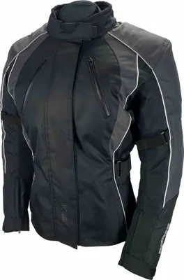 Produktbild von Bores Shanon Damen Textiljacke, schwarz/grau, M