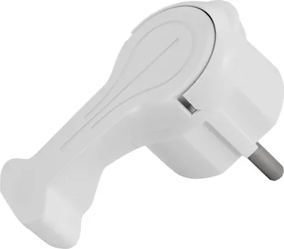 Produktbild von Schutzkontakt-Winkelstecker McPower extra flach, Handgriff, Zugentlastung