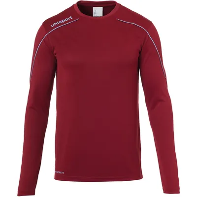 Image de Uhlsport Stream 22 Maillot manches longues homme - Bordeaux / Bleu ciel