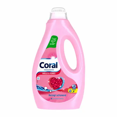 Obrázek produktu pro Coral 5729802007 Coral FARBSCHUTZ Wolle & Feines Waschmittel flüssig, 1,15 l