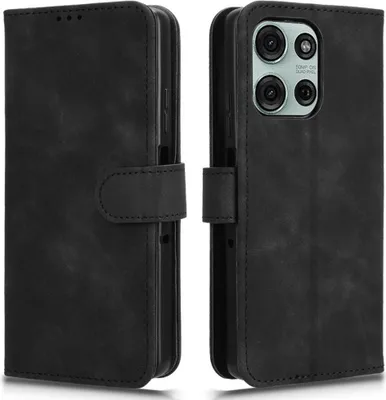 Produktbild von Motorola Moto G75 Hülle - Coverup Klapphülle - Schwarz