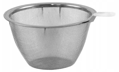 Productafbeelding van Theekoffiezetapparaat Stalen zeef met plastic handvat 7,5 cm