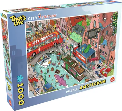 Produktbild von Goliath Puzzle Amsterdam - That's Life City Edition 1000 Teile