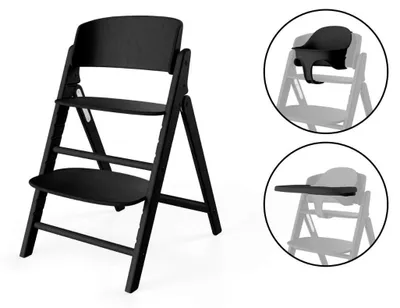 Produktbild von COLUMBUS Hochstuhl CLICK&FOLD 3in1 Stunning Black, black