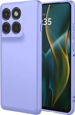 Obrázek produktu pro Pouzdro pro Motorola Edge 60 - Zadní kryt Phonesta Soft Silk Silikonový - Fialové