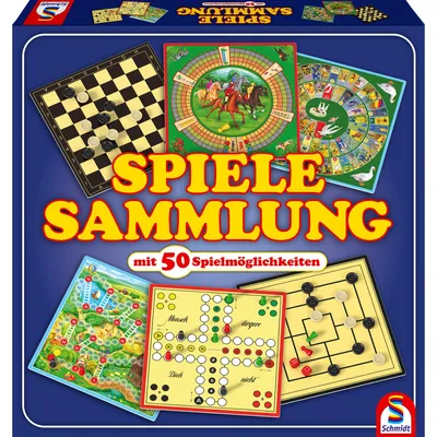Zdjęcie produktu dla Schmidt Spiele Schmidt Spiele Spiele-Sammlung mit 50 Spielen 49112
