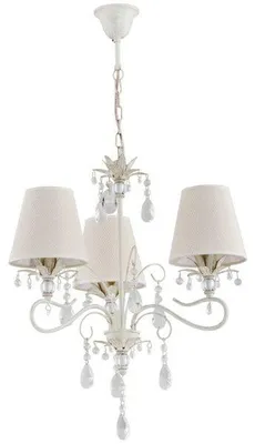 Immagine prodotto di Lampadario LUKRECJA bianco 3xE14x10W in metallo, dimensioni: 74x46x46 cm Alfa
