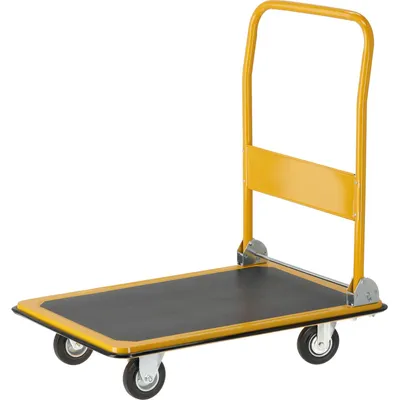 Obrázek produktu pro Ocelový přepravní vozík se sklopnou rukojetí, nosnost 300 kg