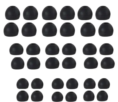 Productafbeelding van 18 paar siliconen oorkussens voor in-ear-koptelefoons, 3 maten, vervangende oordopjes