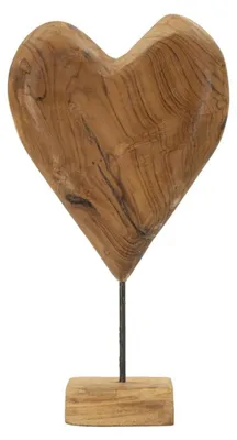 Image de Sculpture Dobu en teck recyclé grande pièce unique