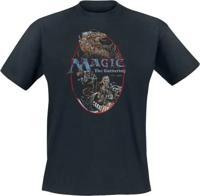 Obrázek produktu pro Magic The Gathering Tričko Herren Black Knight schwarz L