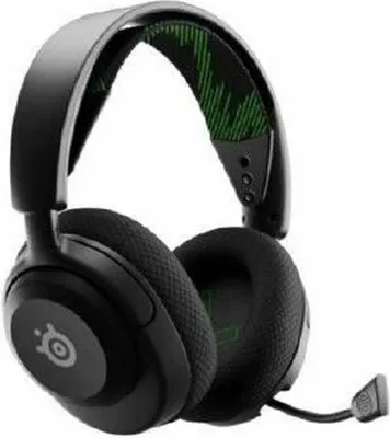 A black SteelSeries Arctis Nova 5x gaming headset is shown against a white background.