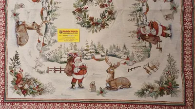 Productafbeelding van Tafelkleed met kerstmotief en Polyester