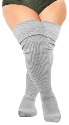 Produktbild von Kniestrümpfe – Plus Size – Extra lang – Dick – Für Damen