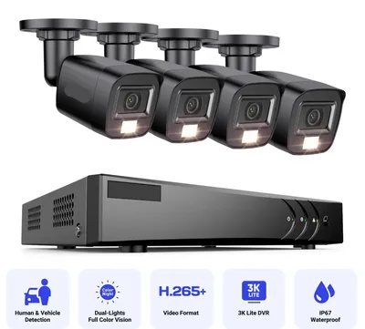 Productafbeelding van Beveiligingscamera's - Camerabewaking - CCTV Camerasysteem - Waterdichte - 2MP Resolutie
