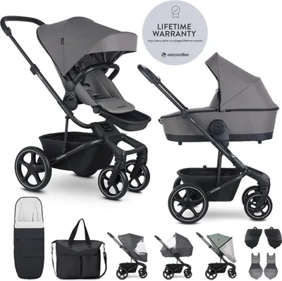 Obrázek produktu pro EASYWALKER Kočárek kombinovaný Harvey⁵ Pebble Grey XXL RWS