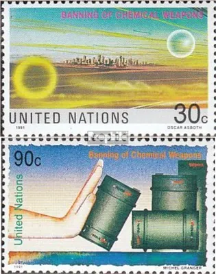 Produktbild von Briefmarken UNO - New York 1991 Mi 617-618 (kompl.Ausg.) FDC Freimarken