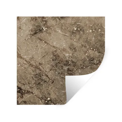 Obrázok produktu pre MuchoWow® Nálepka na stenu - Mramor - vzory - hnedý - 30x30cm - Samolepiaca a polohovateľná