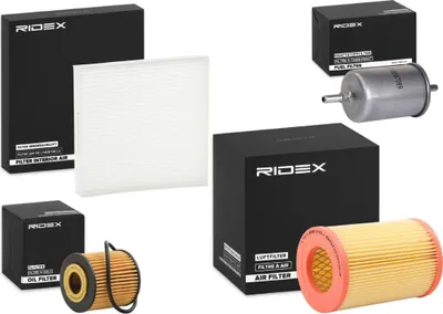 Produktbild von RIDEX Filterset Inspektionspaket Filtersatz für SMART CITY-COUPE (450) FORTWO Coupe (450) CABRIO (450) FORTWO Cabrio (450)