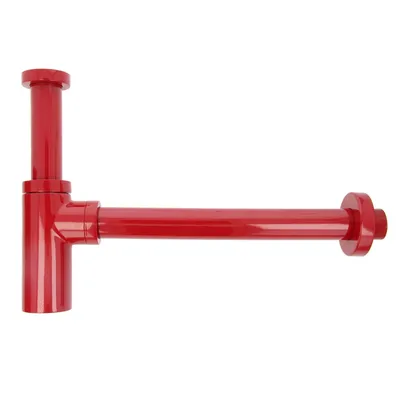 Produktbild von tecuro DESIGN Flaschen-Geruchsverschluss Messing rot (RAL 3003)