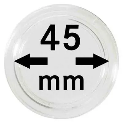 Produktbild von Lindner 2251045 Münzkapseln 45 mm-100er Pack
