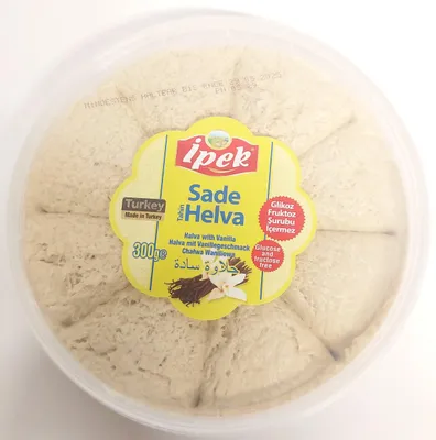 Immagine prodotto di Halva turca Ipek Sade Helva 300 g alla vaniglia, friabile, senza glucosio
