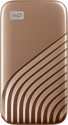 Produktbild von Western Digital My Passport™ SSD, 500 GB Solid State Drive, 1050MB/s, Gold