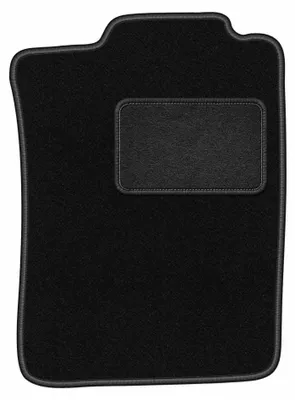 Produktbild von Fahrermatte Velours für Volkswagen Corrado 1988-1994 (Coupé) – 1-tlg, Schwarz, passgenau – Wielganizator LUX