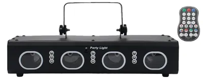 Image de Projecteur de scène, effets RGB, télécommande, noir