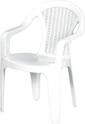 Immagine prodotto di Sedia da giardino in plastica GALANT bianca
