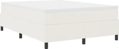 Produktbild von 2025 Moderne Bettrahmen, Boxspringbett Creme 140x200 cm Cordstoff - Klassische Betten Hommie97142