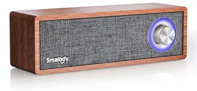 Image de Haut-parleur Bluetooth portable en bois, 10 watts - Son sans fil