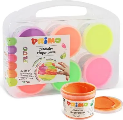 Obrázok produktu pre Primo 2214TD6FLUO, Zelená, orgován, Oranžová, Ružová, Červená, Žltá, 1 kusov