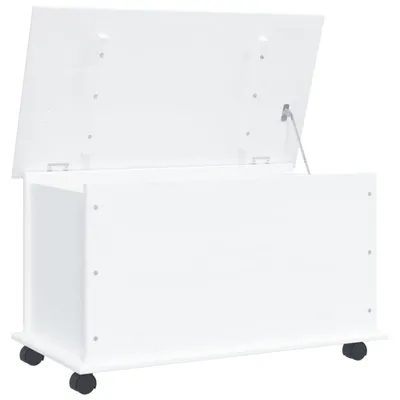 Image de Coffre de rangement et roulettes ALTA blanc 73x39,5x43 cm