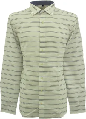 Produktbild von 30195 Eterna, ,  Herren langarm Hemd, Popeline, blau weiß gestreift, 40