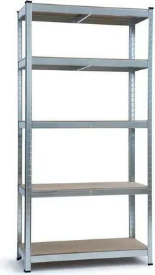 Zdjęcie produktu dla Regał metalowy 2 szt. 150x75x30 cm 5 półek 750kg