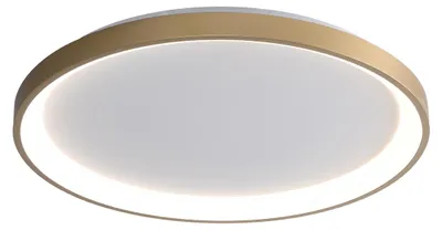 Zdjęcie produktu dla Plafon LED okrągły RADEN złoty 50W Odcienie bieli 2900lm metal wym:6,5x58x58cm IP20 Italux