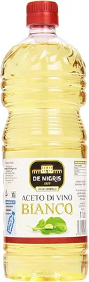 Produktbild von 12x De Nigris Aceto di Vino Bianco / Weinessig weiss essig 1000 ml. italien Küche + Italian Gourmetr polpa 400g