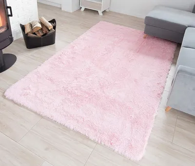 Obrázek produktu pro Plyšový koberec TOP - SVĚTLE RŮŽOVÝ (120x170 cm )