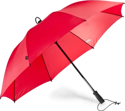 Zdjęcie produktu dla Walimex 17830, Pełnowymiarowa, Parasol przeciwdeszczowy, Okrągły, Czerwony, Włókno szklane, PTFE, Poliester